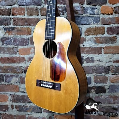 Super RARE: Harmony H165 Half Sized Mini Acoustic Guitar w/ OHSC (1950s - Natural) image 10