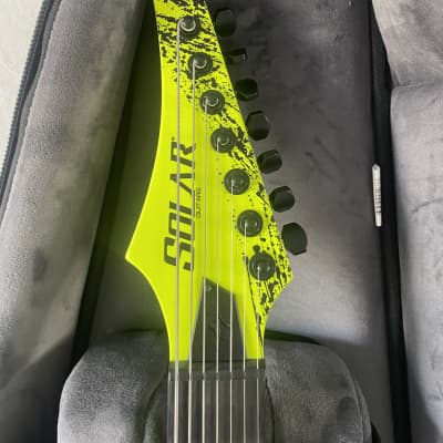 Solar Guitars Canibalismo A1.7 LN - Lemon Neon Matte image 3