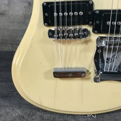 Mosrite Joe Maphis Mark XVIIII Double Neck 1968 White image 3