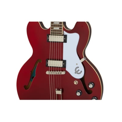 Epiphone Riviera Semi-Hollow Electric Guitar, Sparkling Burgundy - 21111537673 image 5