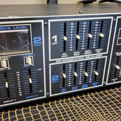 Tapco 4400 Rack Mount Reverberation Spring Reverb System 1970s Black Needs Service image 5