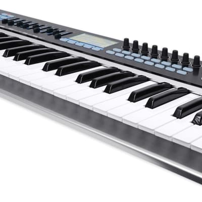 Samson Graphite 49-Key USB MIDI DJ Keyboard Controller w/Fader/Pads+Stand+Throne image 4
