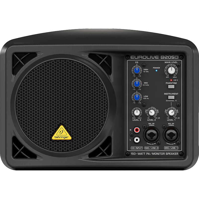 Behringer Eurolive B205D 150-Watt Active PA / Monitor Speaker | Reverb