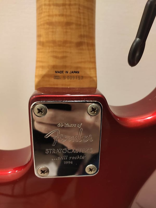RARE Fender Japan Stratocaster ST-62 40th Anniversary 1994
