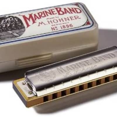Hohner Hohner Marine Band Harmonica, Key of D / Authorized Dealer