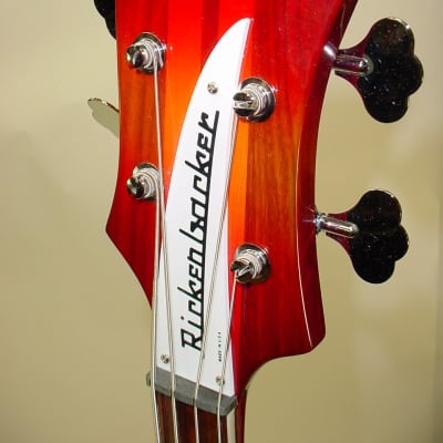 Rickenbacker 4005XC 90th Anniversary 4-String Electric Bass Guitar - Amber Fireglo image 9