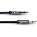 1010 Music TRS Patch Cable with Male 3.5mm Minijacks - Black, 23.5″