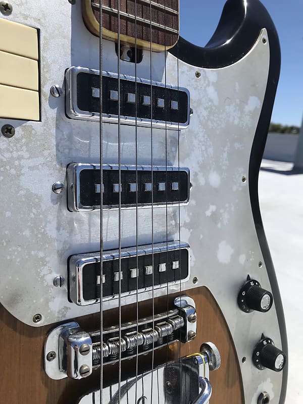 Teisco YG-6エレキギター 相場不明 ケース付き ビンテージ品