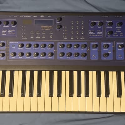 Dave Smith Instruments Poly Evolver PE 61-Key 4-Voice Polyphonic Synthesizer 2010 - 2013 - Blue with Wood Sides