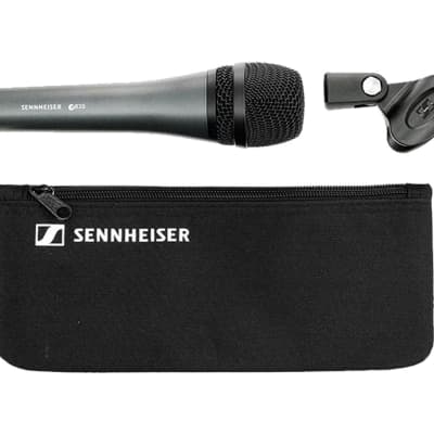 Sennheiser e835 Cardioid Dynamic Handheld Vocal Microphone w/ Mic Clip image 1