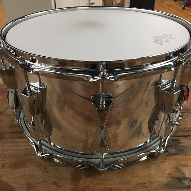 Tama Artwood AW208 Birch 8x14 in Rock Chrome 90s | Reverb