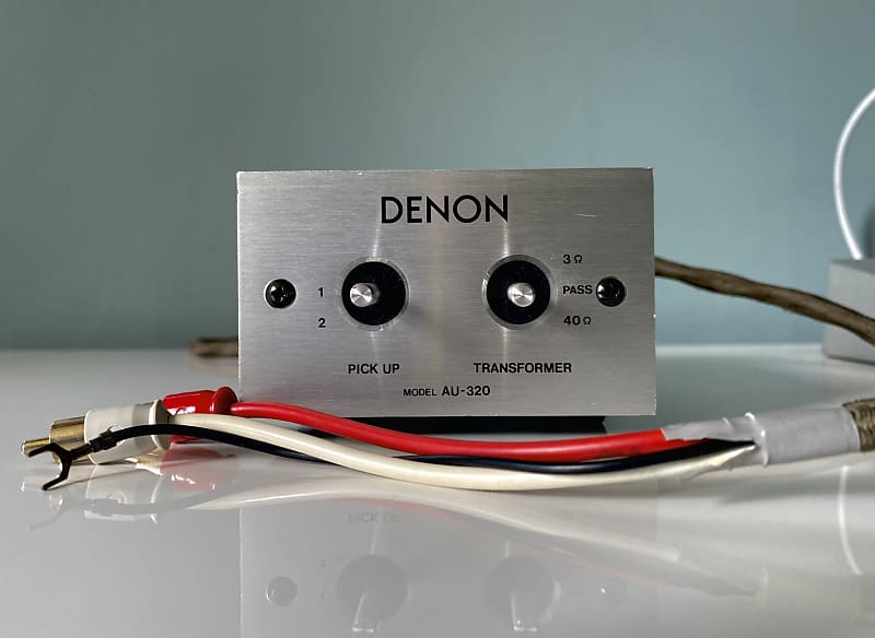 Denon AU-320 Step Up Transformer SUT Early 70's - Black / Silver