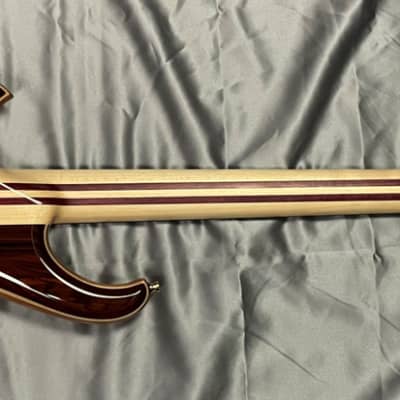 Alembic Mark King Deluxe 4, Cocobolo with Ebony and Red LED's image 7