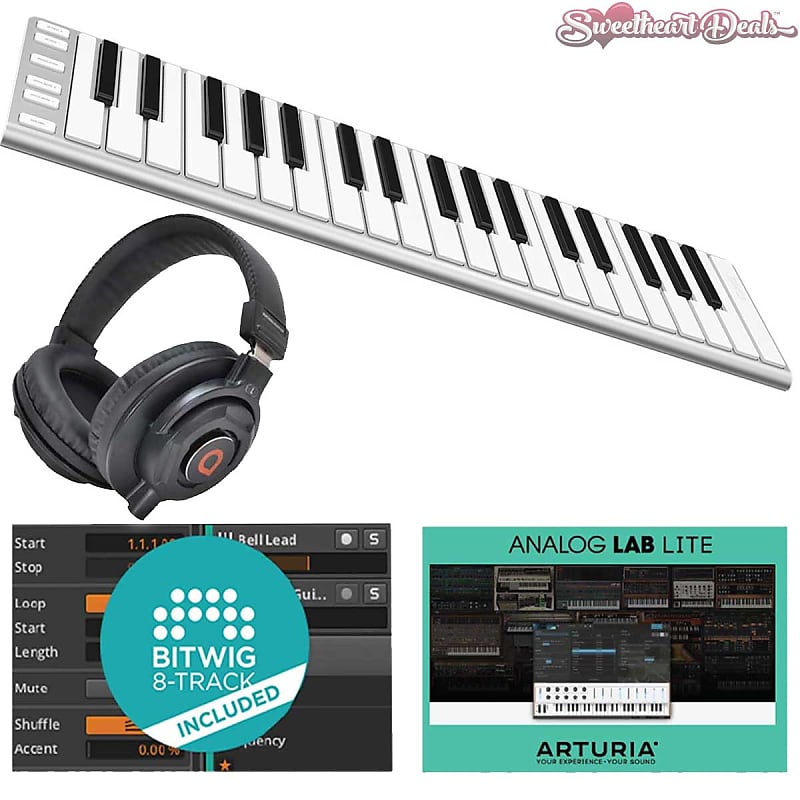 CME Xkey 37 LE USB MIDI Keyboard Laptop Audio Recording Bundle Bitwig + Arturia image 1