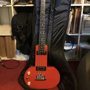 Eastwood "Be Stiff" DEVO Lefty Bass - Strung Right 2017 "Red" - Final Price Drop image 2