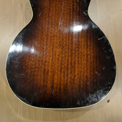 Regal Parlor Guitar with Pearloid Fretboard 1930's Sunburst image 8