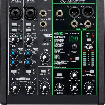 Mackie ProFX6 V3 6-Channel Compact Mixer image 3