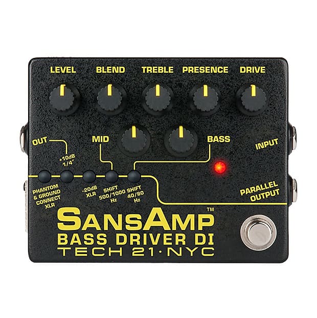 New Tech 21 SansAmp Bass Driver DI V2 Bass Guitar Pedal | Reverb