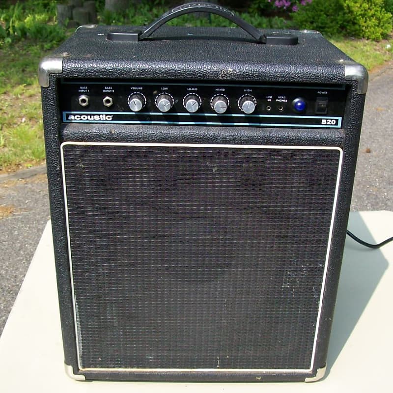 Acoustic B20 112", 20Watt RMS Bass Combo Amp Reverb