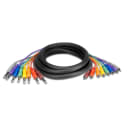 Hosa Technology CPR-803 8ch Unbalanced Snake 1/4 in TS to RCA 3 Meters