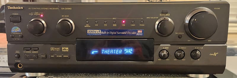 Technics Vintage Technics SA-DX940A/V receiver with Dolby Digital and DTS 1999