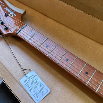 Fender Squier Contemporary Active Starcaster Semi Hollow Body Electric Guitar - Shoreline Gold image 7