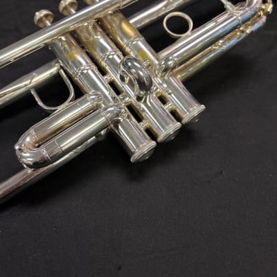 Silver Plated Vincent Bach 229 Large Bore 'C' Trumpet 25H | Reverb