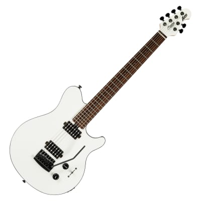 Sterling by Music Man Axis (AX3S), White with Black Binding image 2