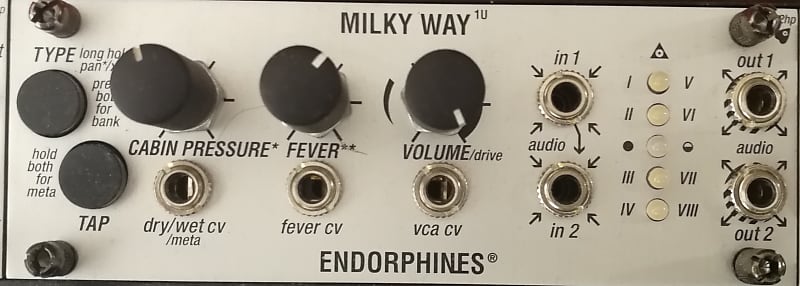 Endorphin.es Milky Way 1U Silver