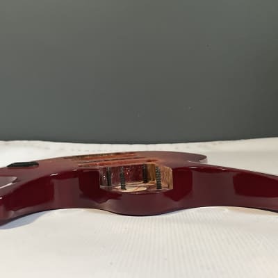 2007 Korean Korean Ibanez S470DXQM Red Viking Burst Guitar Body Floyd Ready image 23
