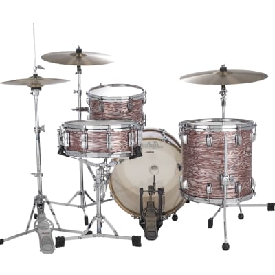 Ludwig Classic Maple Vintage Pink Oyster Downbeat 14x20_8x12_14x14 Drums Shells | NEW Authorized Dealer image 3