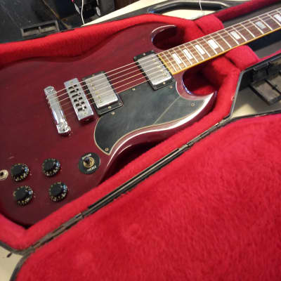 1982 Yamaha SG-1000 LP Killer - Cherry Sunburst+Flight Case