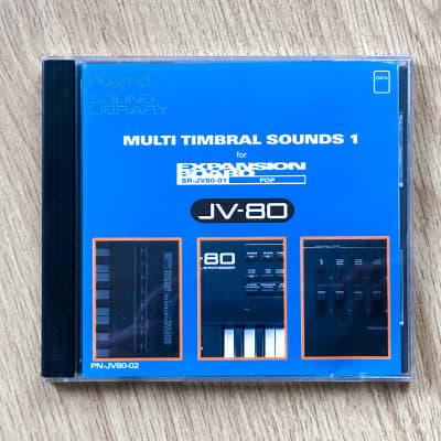 Roland PN-JV80-02 // Multi-Timbral Sounds 1 // For Pop Expansion // JV-80 / JV-880 / JV-1080 / JV-2080 / XV-5080