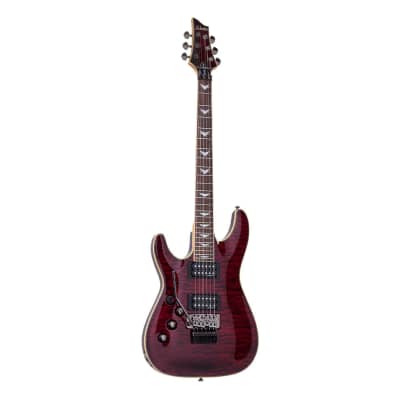 Schecter Omen Extreme-FR Left Handed Electric Guitar - Black Cherry - B-Stock image 2