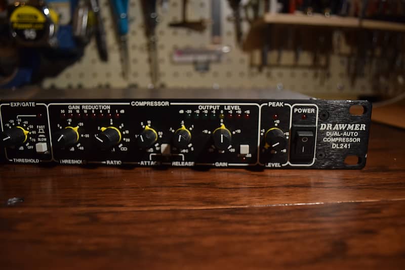 Drawmer DL241 Dual-Auto Compressor with TRS Connectors | Reverb