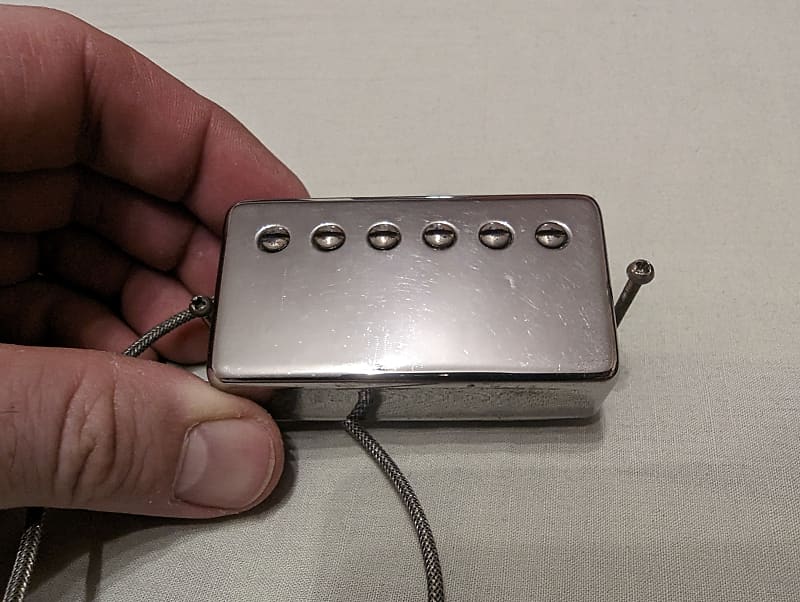 Gibson Tim Shaw PAF PAT Humbucker pickup 1985-1986 Chrome Vintage USA Les  Paul LP SG ES335