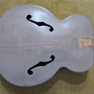 Vintage 1930-50s Kay Harmony 17 Jumbo Guitar Body Only Painted Over Project for sale