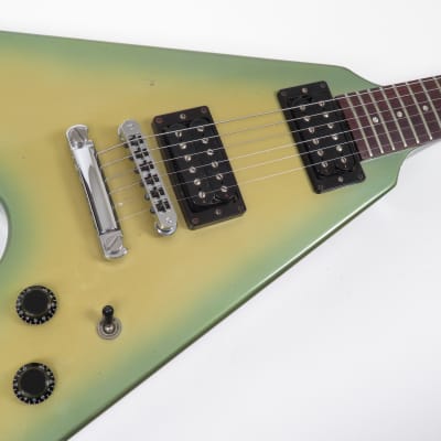 Gibson Flying V 1984 Rare Green Burst Finish with Case image 5