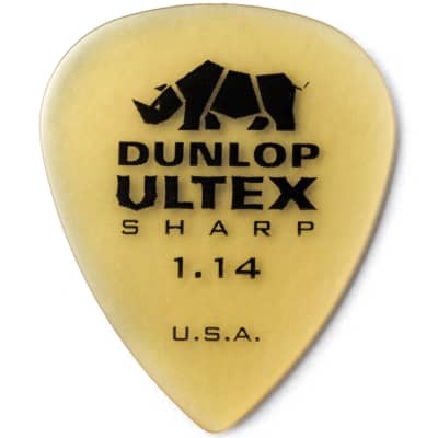 Dunlop 433R114 Ultex Sharp 1.14mm Guitar Picks (72-Pack)