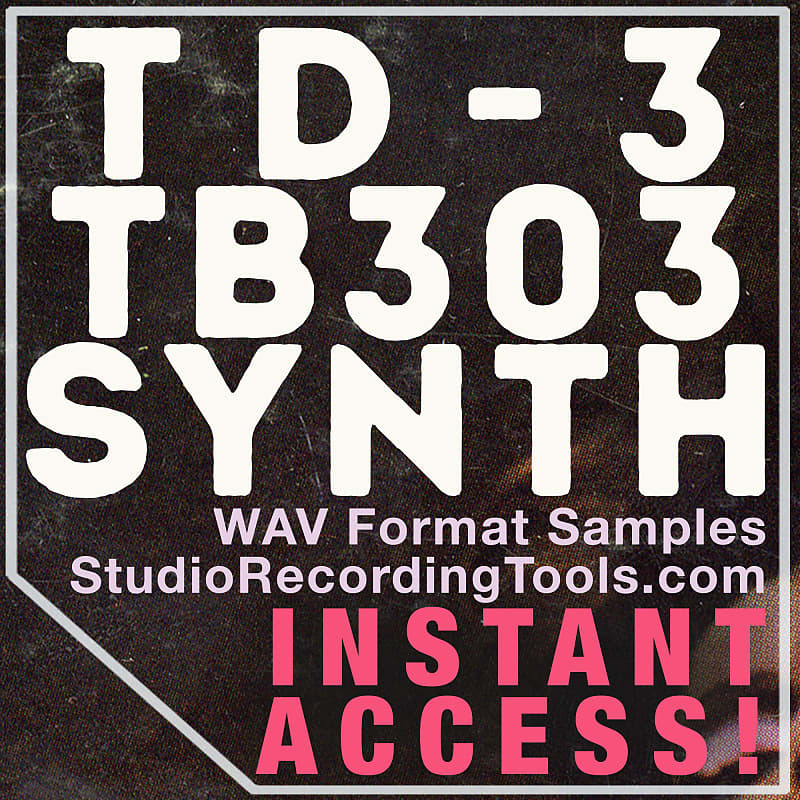 TD3 / TB303 Bass Synth Multi Samples Every Note Sampled in Reverb