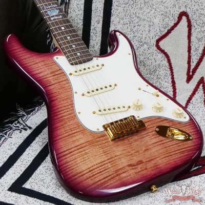 2006 Fender Custom Shop Limited Edition Fender 60th Anniversary Presidential Stratocaster Wine Red image 9