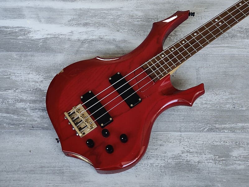 1998 Edwards (by ESP Japan) EFR-95 Forest Series Bass (Transparent Red) image 1
