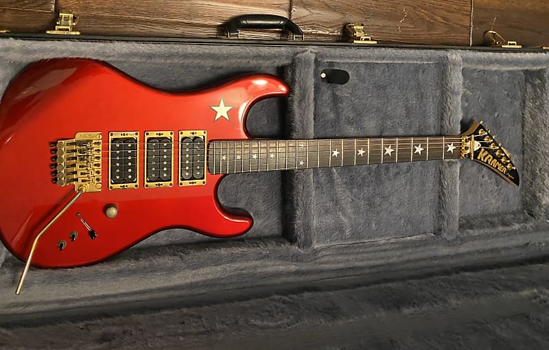 KRAMER Jersey Star Bon Jovi リッチーサンボラ 1987 Vintage Kramer Richie Sambora Jersey Star (Red
