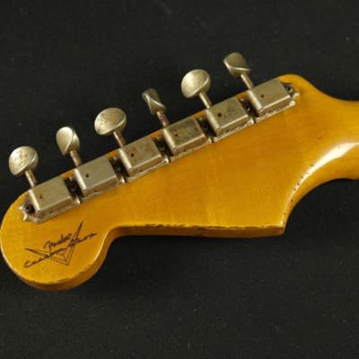 Fender Custom Shop 60th Anniversary 1954 Heavy Relic Stratocaster - Maple Fingerboard - Sherwood Green image 8