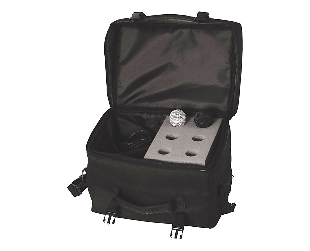 On-Stage MB7006 6-Space Microphone Bag imagen 1