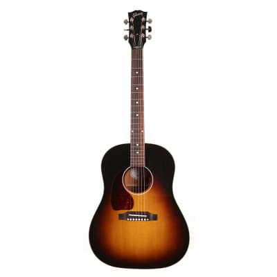 Gibson J-45 Standard Left-Handed Acoustic-Electric Vintage Sunburst image 10