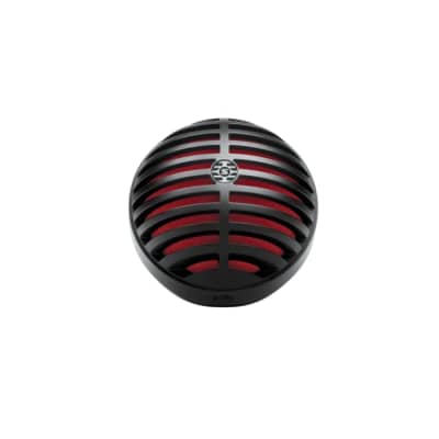 Shure MOTIV MV5-B iOS / USB Condenser Microphone Black and Red image 3