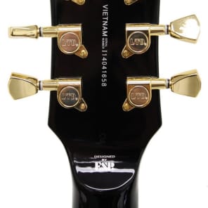 ESP LTD EC-256 Black Electric Guitar with ESP humbucker pickups image 6