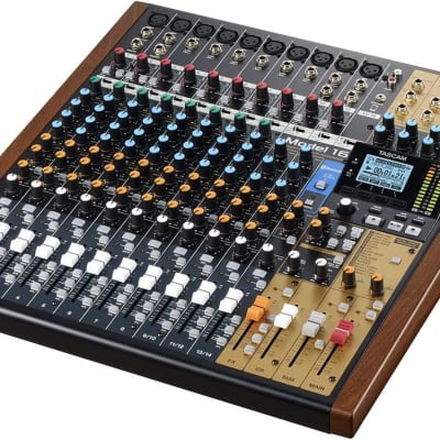 Tascam Model 16 All-In-One 16-track Mixing and Recording Studio, Analog Mixer, Digital Recorder, USB Audio Interface image 2