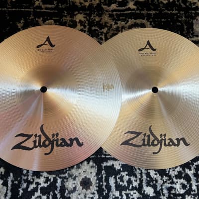 (MINT) Zildjian 12" A Series New Beat Hi-Hat Cymbals (Pair) - Traditional image 1